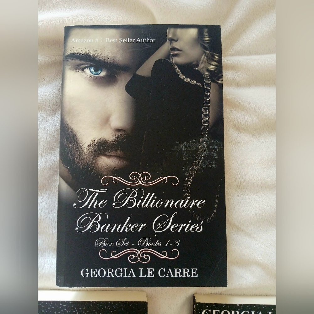 Source Unknown Romance Novel Set - Black, Red, White Covers - Picture 2 of 4